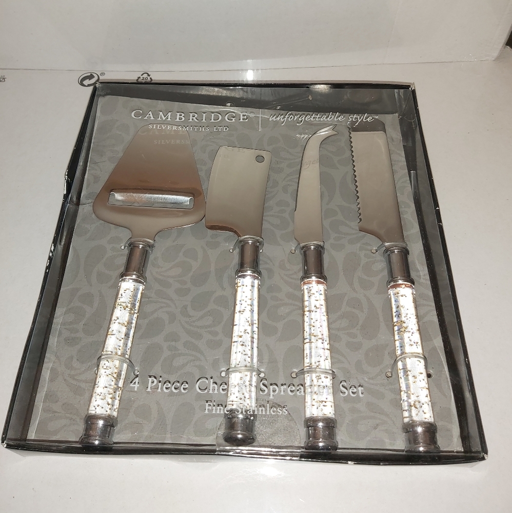 4 Piece Cheese Spread Set